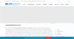 Desktop Screenshot of airquality.be